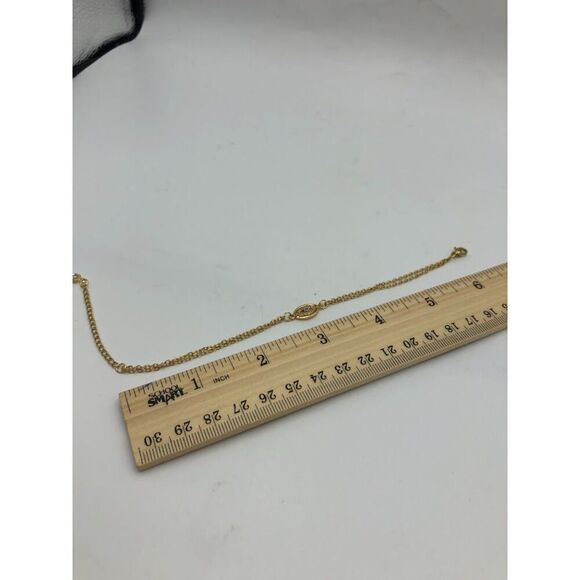 18K Gold Plated Women's Evil Eye Bracelet with Center Faux Stone Waterproof - Picture 11 of 11